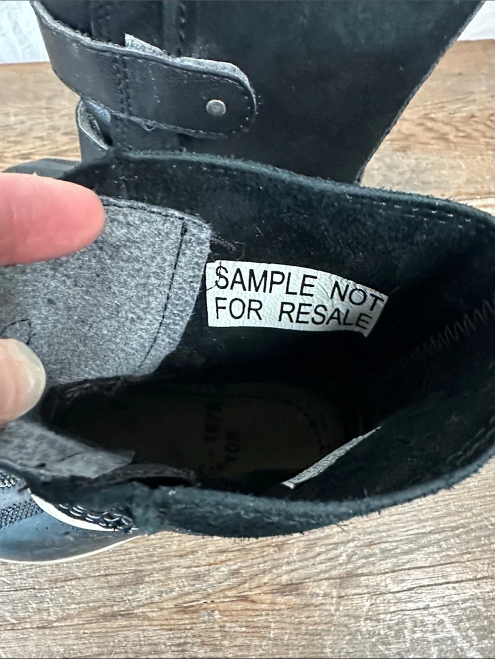 Sorel Kids Black Waterproof Hook-and-Loop Snow Boots